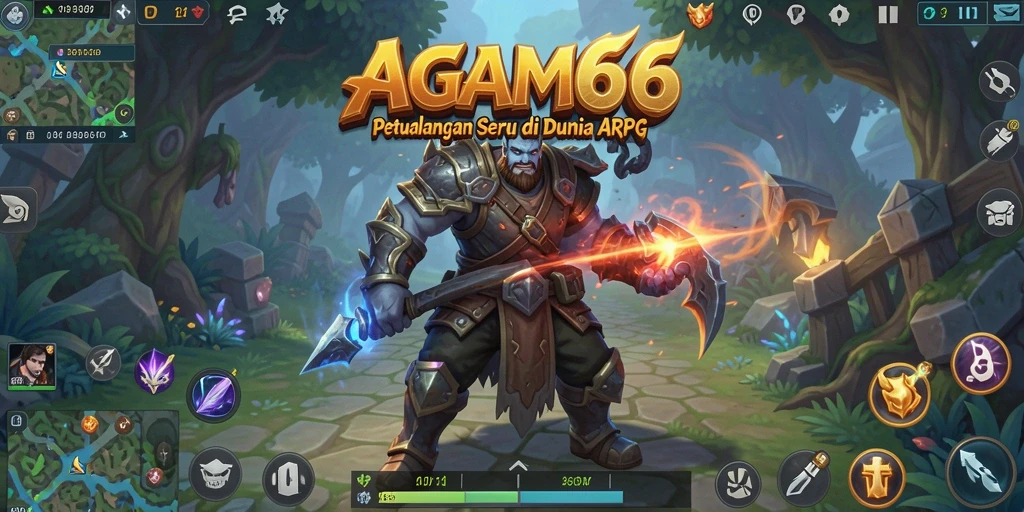 Tampilan gameplay <strong>AGAM66</strong> yang menegangkan dan penuh aksi petualangan.