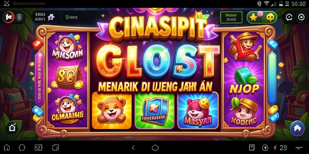 Tampilan gameplay menyerukan keseruan dalam bermain slot.