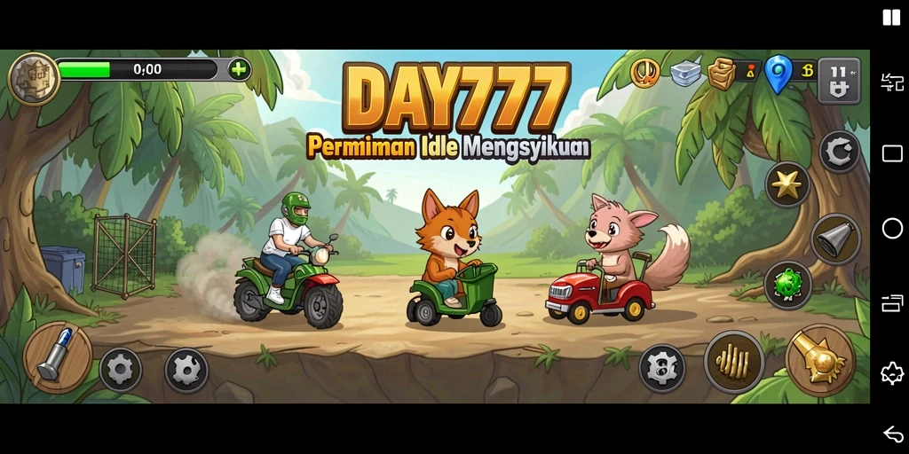 Tampilan gameplay DAY777 yang seru dan mengasyikkan.