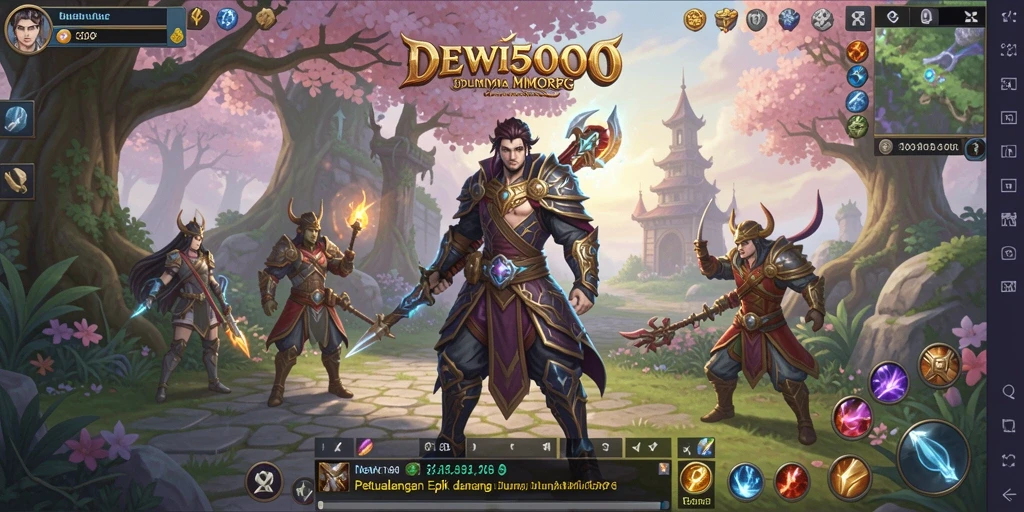 Tampilan gameplay menarik dari DEWI5000 dengan aksi seru.