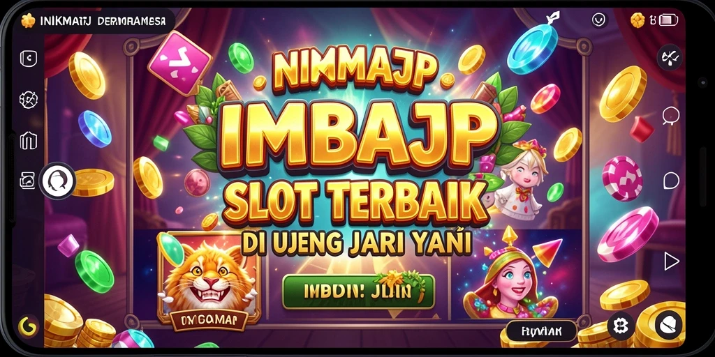 Tampilan gameplay yang menarik dari IMBAJP dengan desain slot yang mempesona.