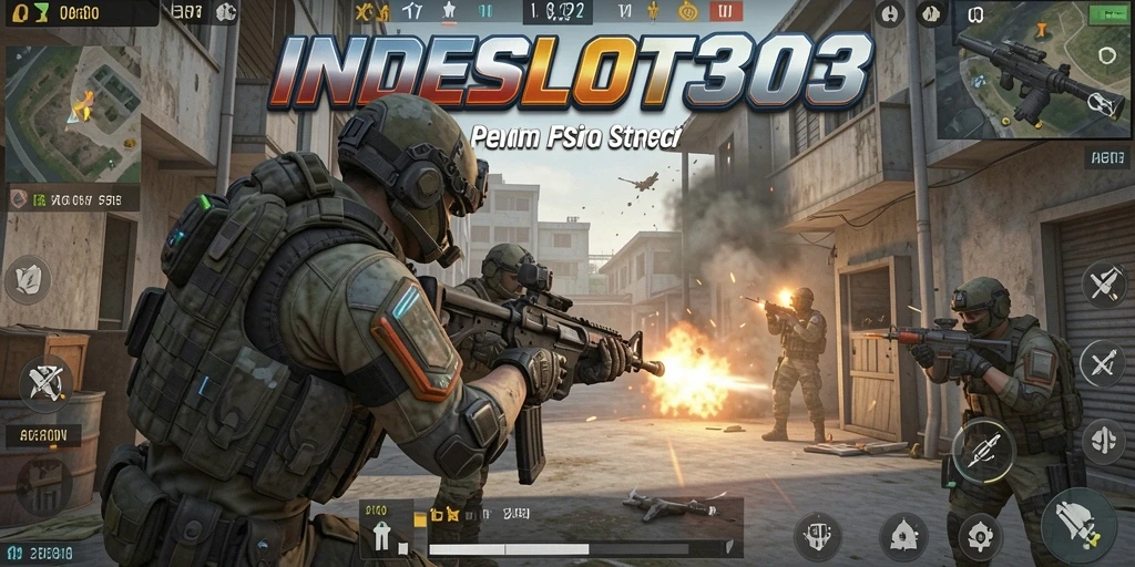Tangkapan layar gameplay intens dari INDESLOT303 yang menunjukkan pertempuran seru.