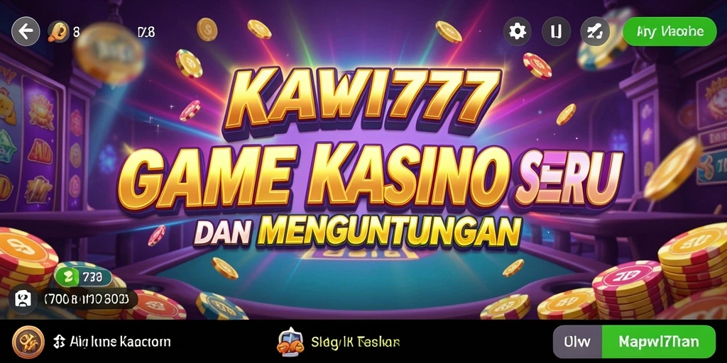 Screenshot gameplay KAWI777 yang menampilkan keseruan permainan Kasino.
