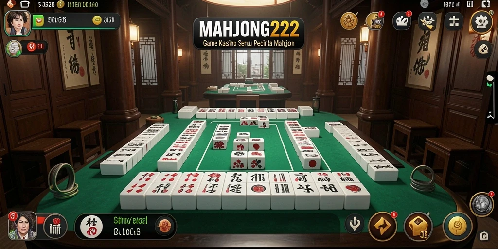 Screenshot gameplay MAHJONG222 yang menarik dan penuh aksi Kasino.