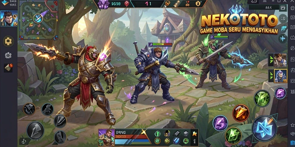 Gameplay NEKOTOTO yang menarik dengan karakter unik.