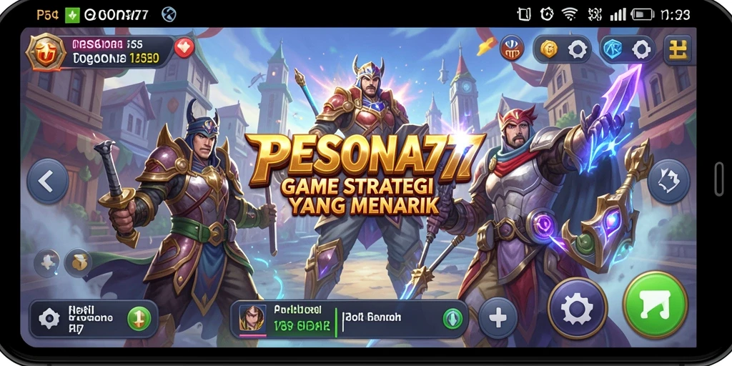 Tampilan gameplay PESONA77 yang intens dan strategis.