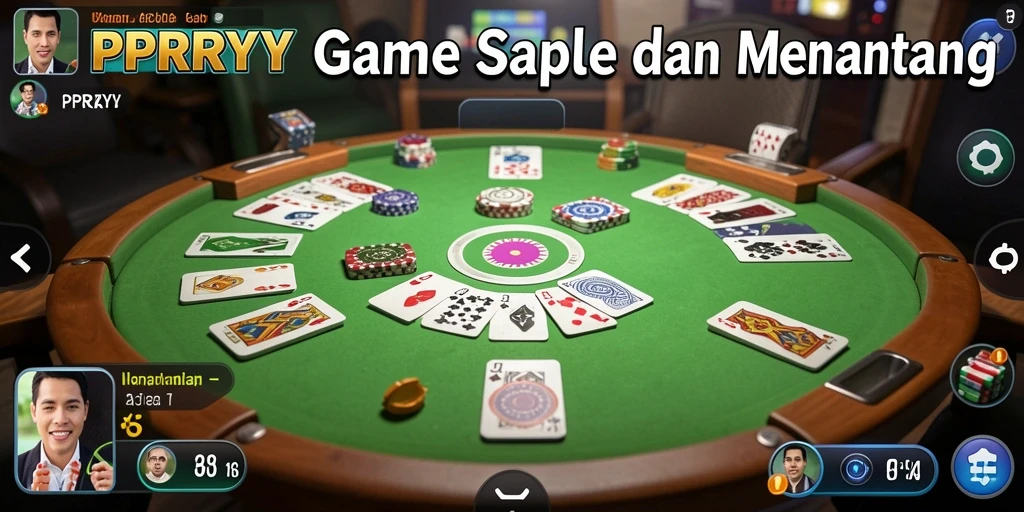 Tampilan seru gameplay Gaple di PPRRYY.