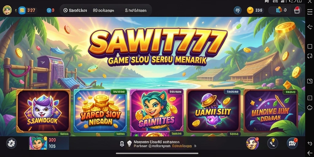 Tampilan menarik dari gameplay SAWIT777 yang penuh warna.