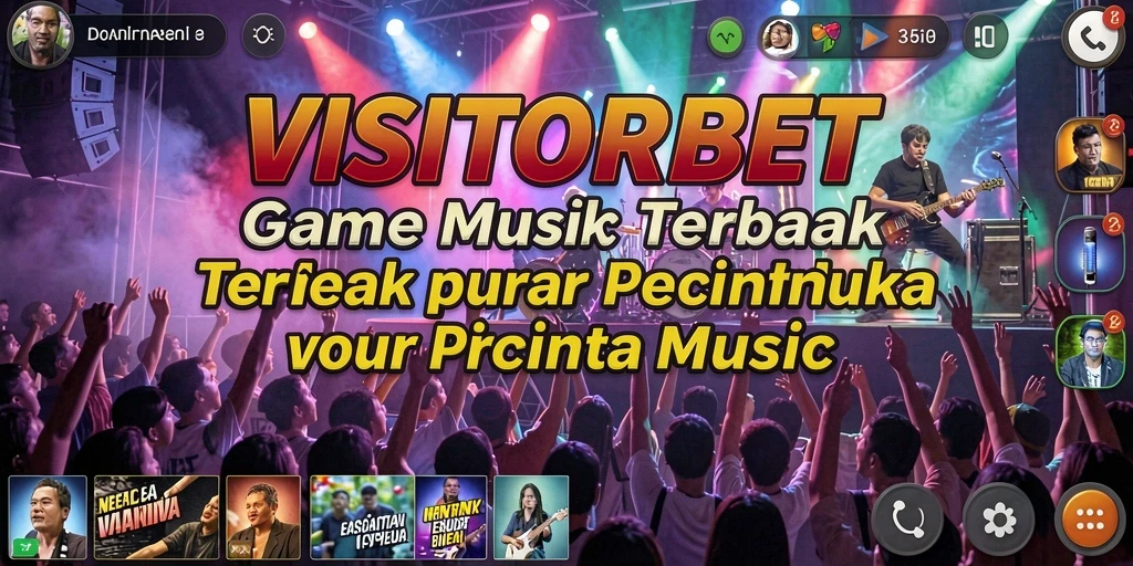 Tampilan screenshot dari gameplay <strong>VISITORBET</strong> yang menunjukkan interaksi dalam permainan musik.
